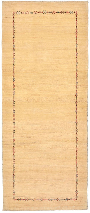 Løber Gabbeh Tæppe - Loribaft Persisk - 199 x 79 cm - natur
