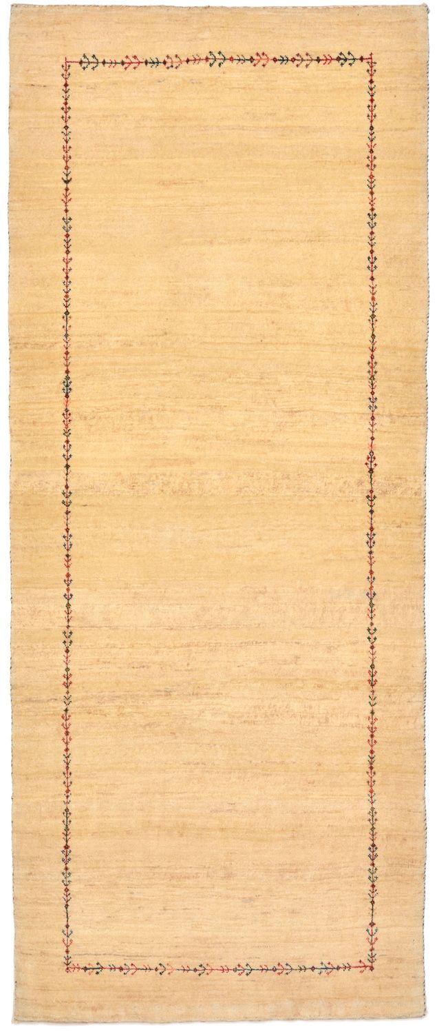 Løber Gabbeh Tæppe - Loribaft Persisk - 199 x 79 cm - natur