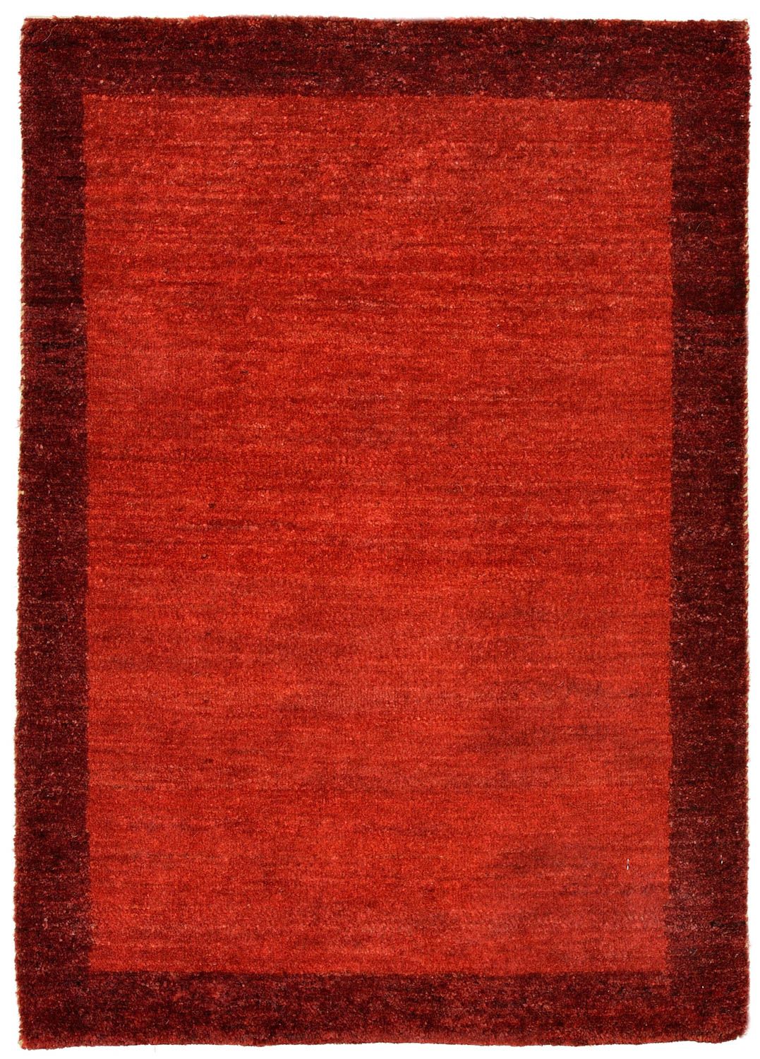 Gabbeh Tæppe - Loribaft Persisk - 88 x 62 cm - rød