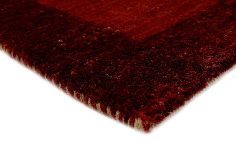 Gabbeh Tæppe - Loribaft Persisk - 88 x 62 cm - rød
