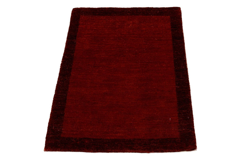 Gabbeh Tæppe - Loribaft Persisk - 88 x 62 cm - rød