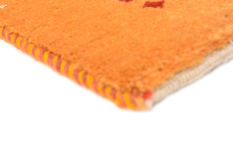 Gabbeh Tæppe - Loribaft Persisk - 98 x 62 cm - orange