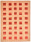Gabbeh Tæppe - Loribaft Persisk - 211 x 151 cm - rød