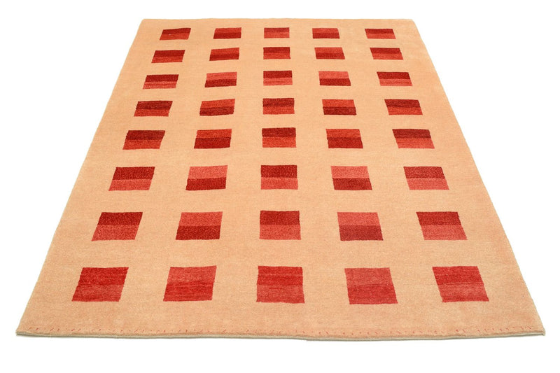 Gabbeh Tæppe - Loribaft Persisk - 211 x 151 cm - rød