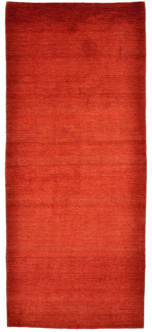 Løber Gabbeh Tæppe - Loribaft Persisk - 208 x 86 cm - rød