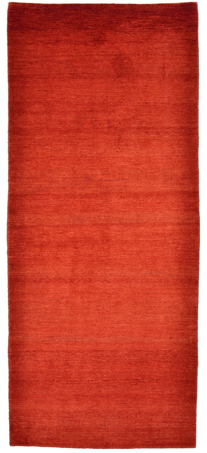 Løber Gabbeh Tæppe - Loribaft Persisk - 208 x 86 cm - rød