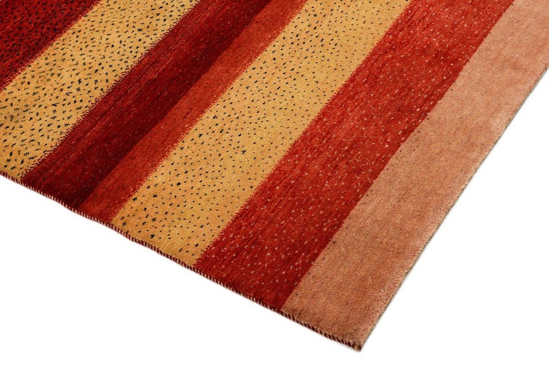 Løber Gabbeh Tæppe - Loribaft Persisk - 202 x 86 cm - rød