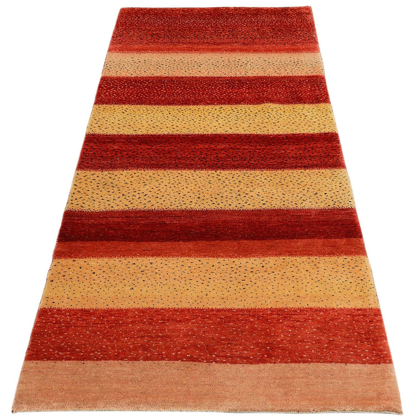 Løber Gabbeh Tæppe - Loribaft Persisk - 202 x 86 cm - rød