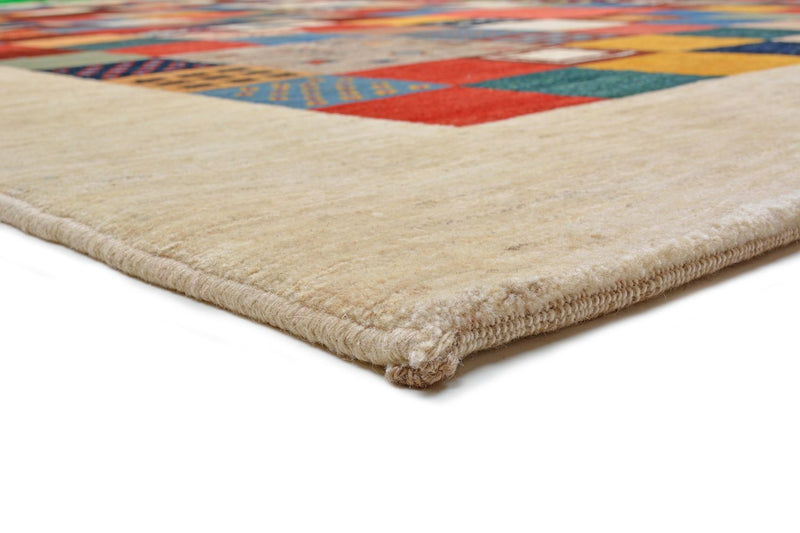 Gabbeh Tæppe - Loribaft Persisk - 327 x 224 cm - flerfarvet