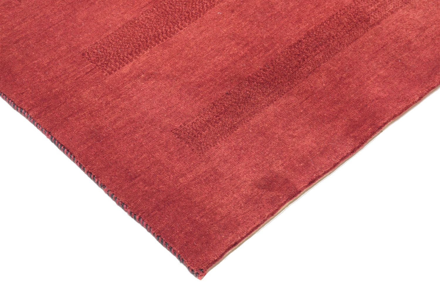 Gabbeh Tæppe - Loribaft Persisk - 196 x 152 cm - rød