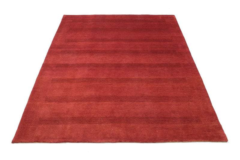 Gabbeh Tæppe - Loribaft Persisk - 196 x 152 cm - rød