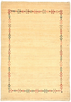 Gabbeh Tæppe - Loribaft Persisk - 93 x 64 cm - natur