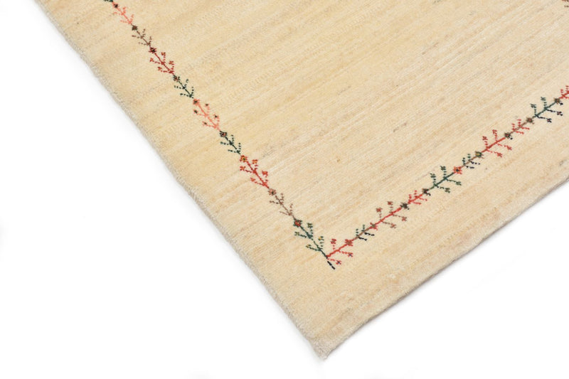 Gabbeh Tæppe - Loribaft Persisk - 93 x 64 cm - natur