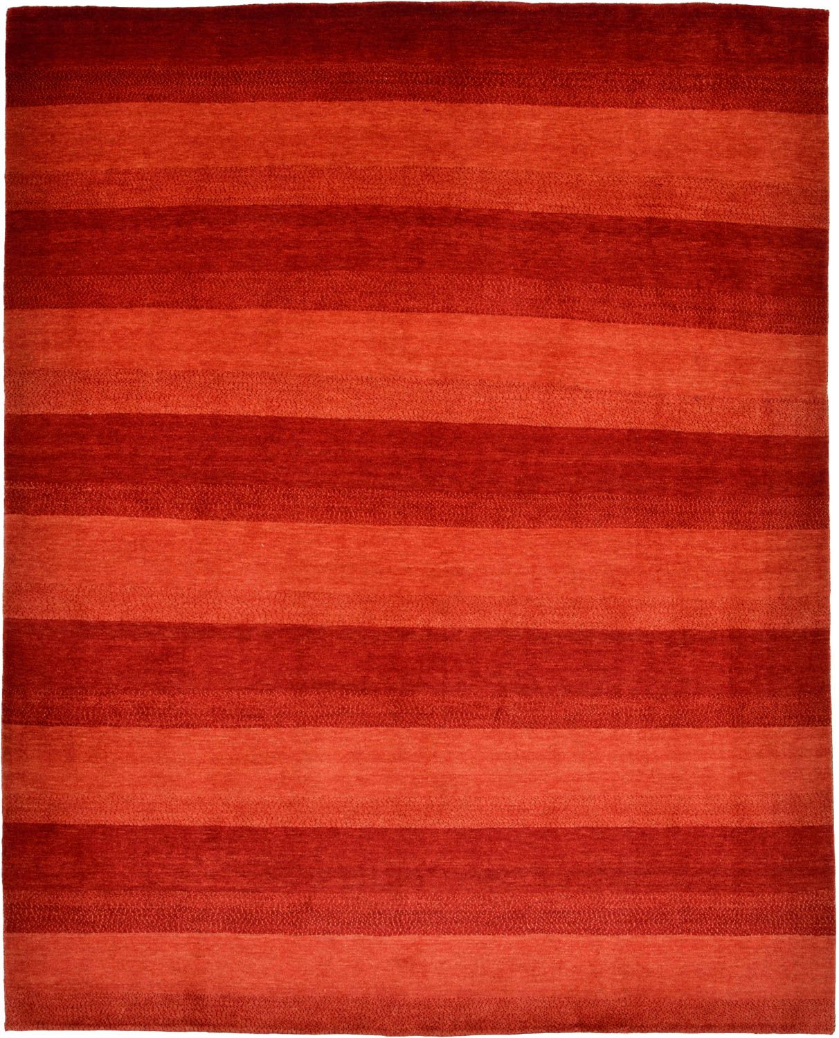 Gabbeh Tæppe - Loribaft Persisk - 252 x 199 cm - rød