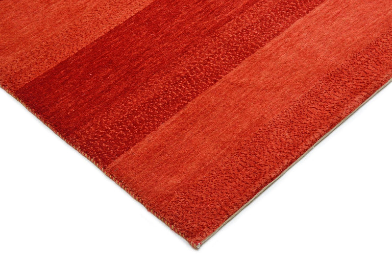 Gabbeh Tæppe - Loribaft Persisk - 252 x 199 cm - rød
