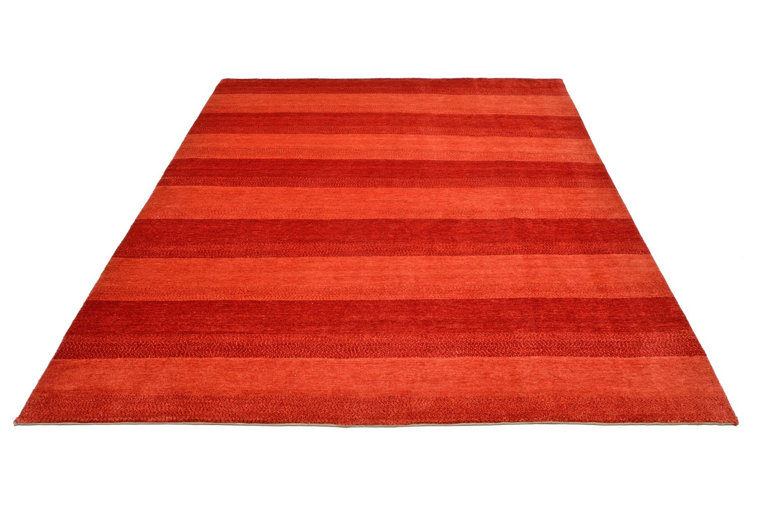 Gabbeh Tæppe - Loribaft Persisk - 252 x 199 cm - rød