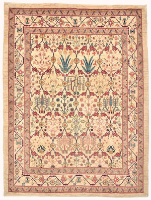 Gabbeh Tæppe - Loribaft Persisk - 236 x 175 cm - flerfarvet
