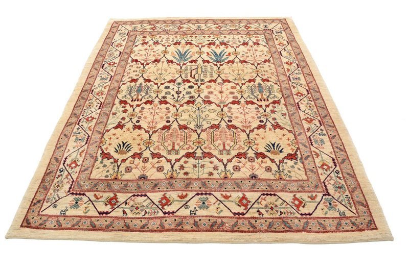 Gabbeh Tæppe - Loribaft Persisk - 236 x 175 cm - flerfarvet