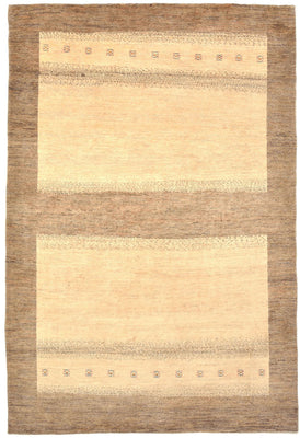 Gabbeh Tæppe - Loribaft Persisk - 301 x 201 cm - beige