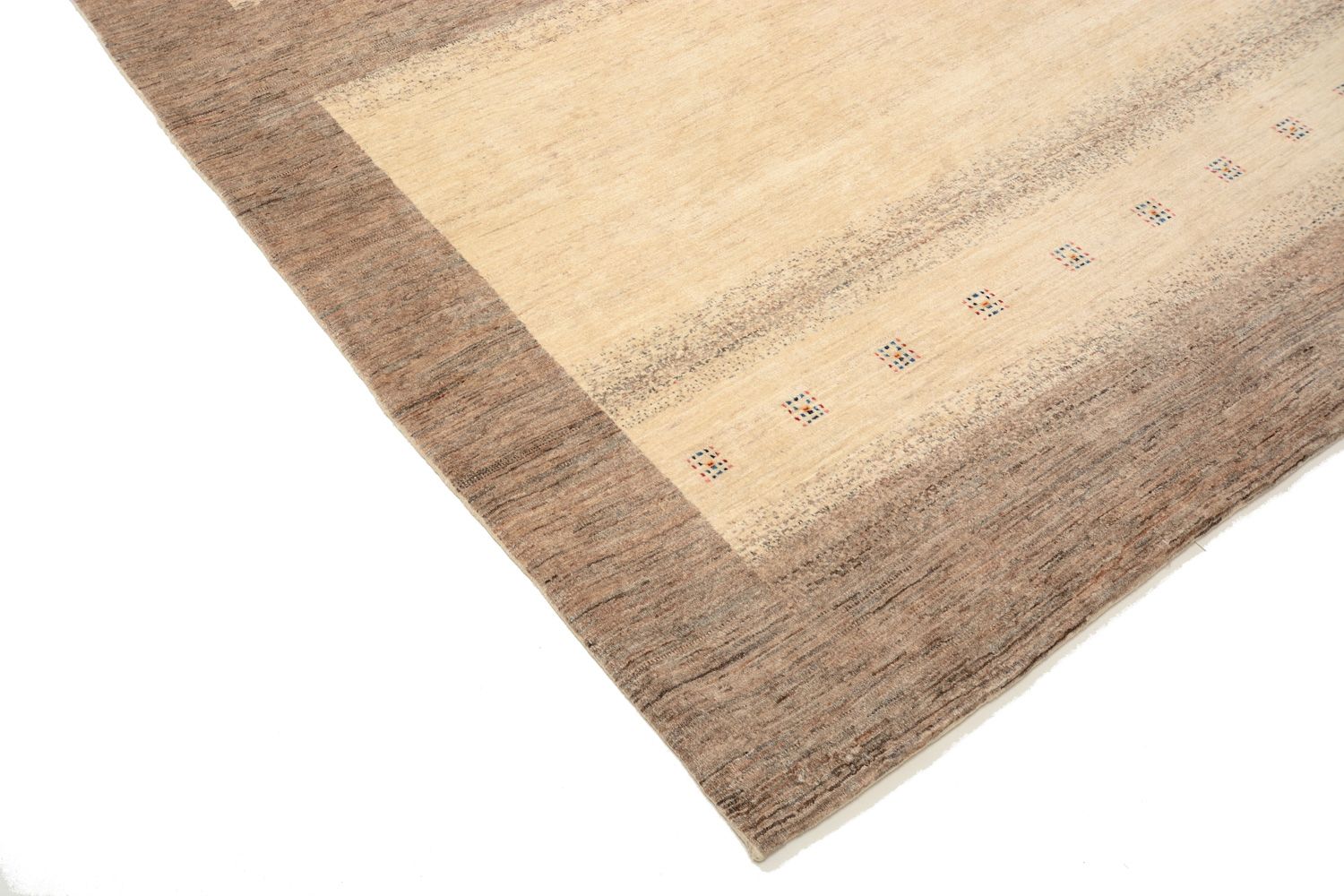 Gabbeh Tæppe - Loribaft Persisk - 301 x 201 cm - beige