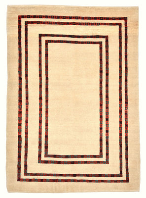 Gabbeh Tæppe - Loribaft Persisk - 179 x 127 cm - beige