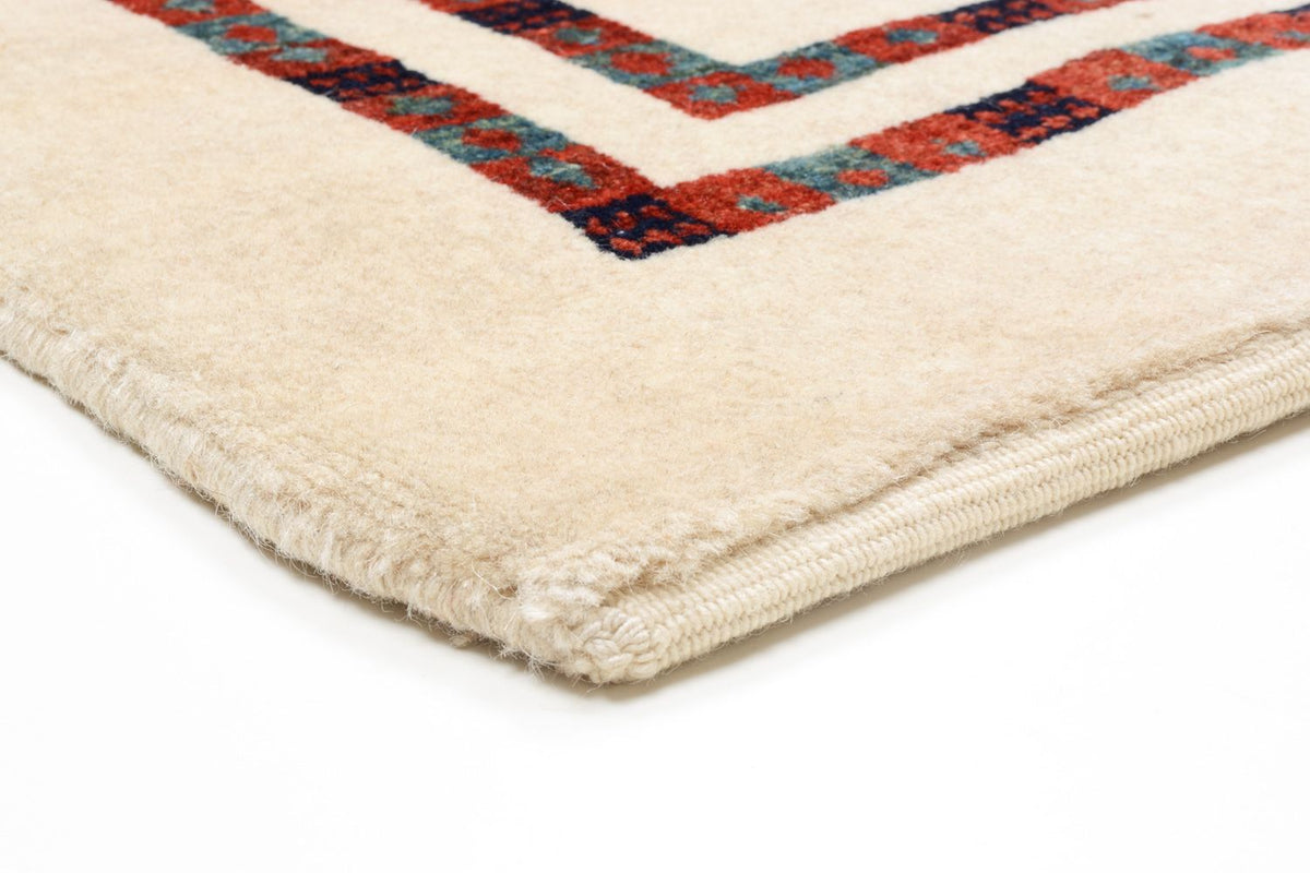 Gabbeh Tæppe - Loribaft Persisk - 179 x 127 cm - beige