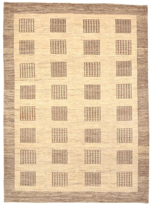 Gabbeh Tæppe - Loribaft Persisk - 264 x 190 cm - beige