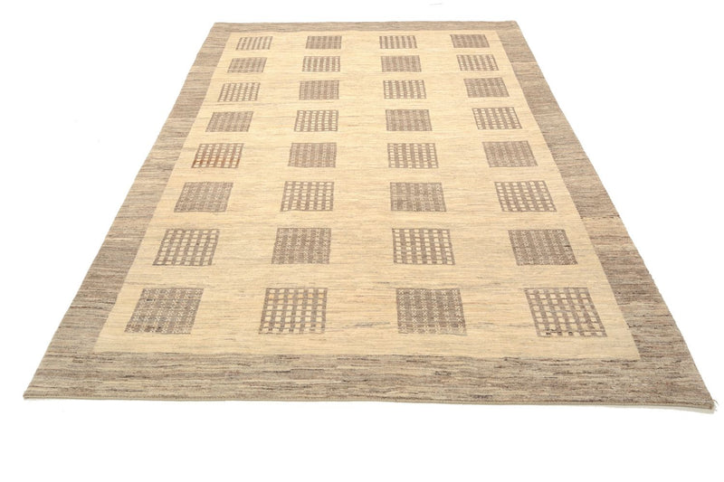 Gabbeh Tæppe - Loribaft Persisk - 264 x 190 cm - beige