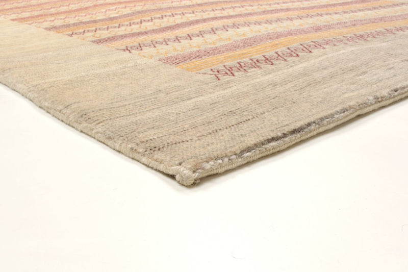 Gabbeh Tæppe - Loribaft Persisk - 206 x 128 cm - sand