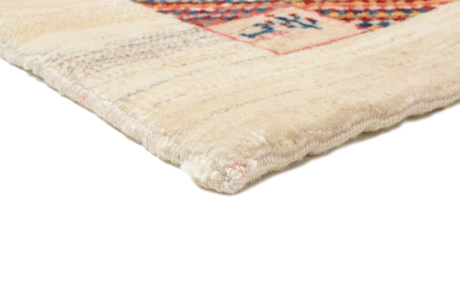 Gabbeh Tæppe - Loribaft Persisk - 142 x 101 cm - rød