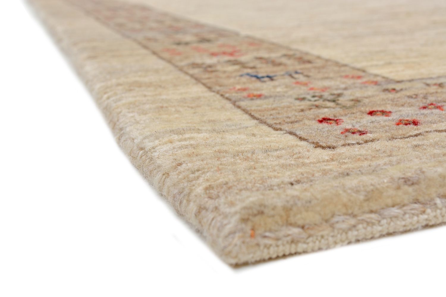 Løber Gabbeh Tæppe - Loribaft Persisk - 176 x 84 cm - sand