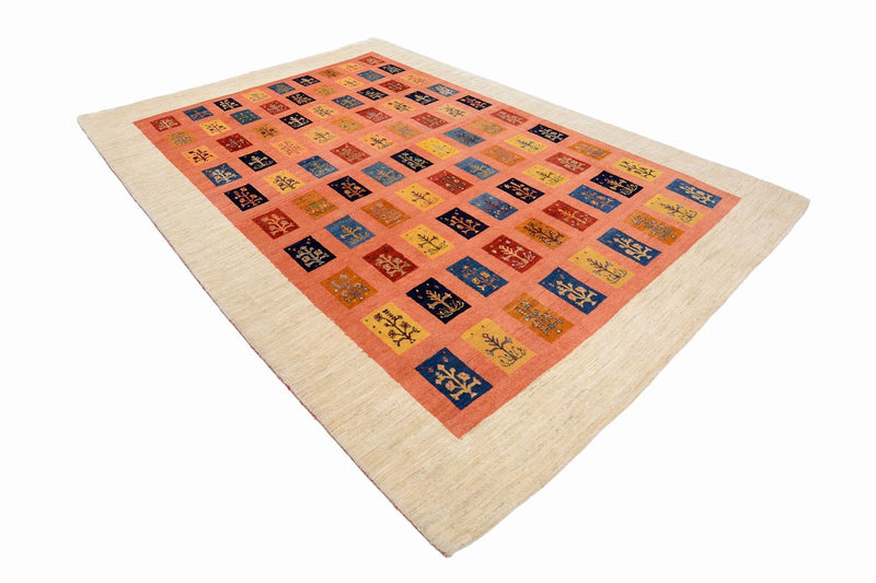 Gabbeh Tæppe - Loribaft Persisk - 355 x 249 cm - orange