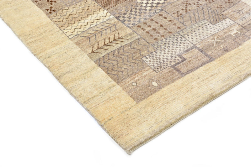 Gabbeh Tæppe - Loribaft Persisk - 156 x 110 cm - sand