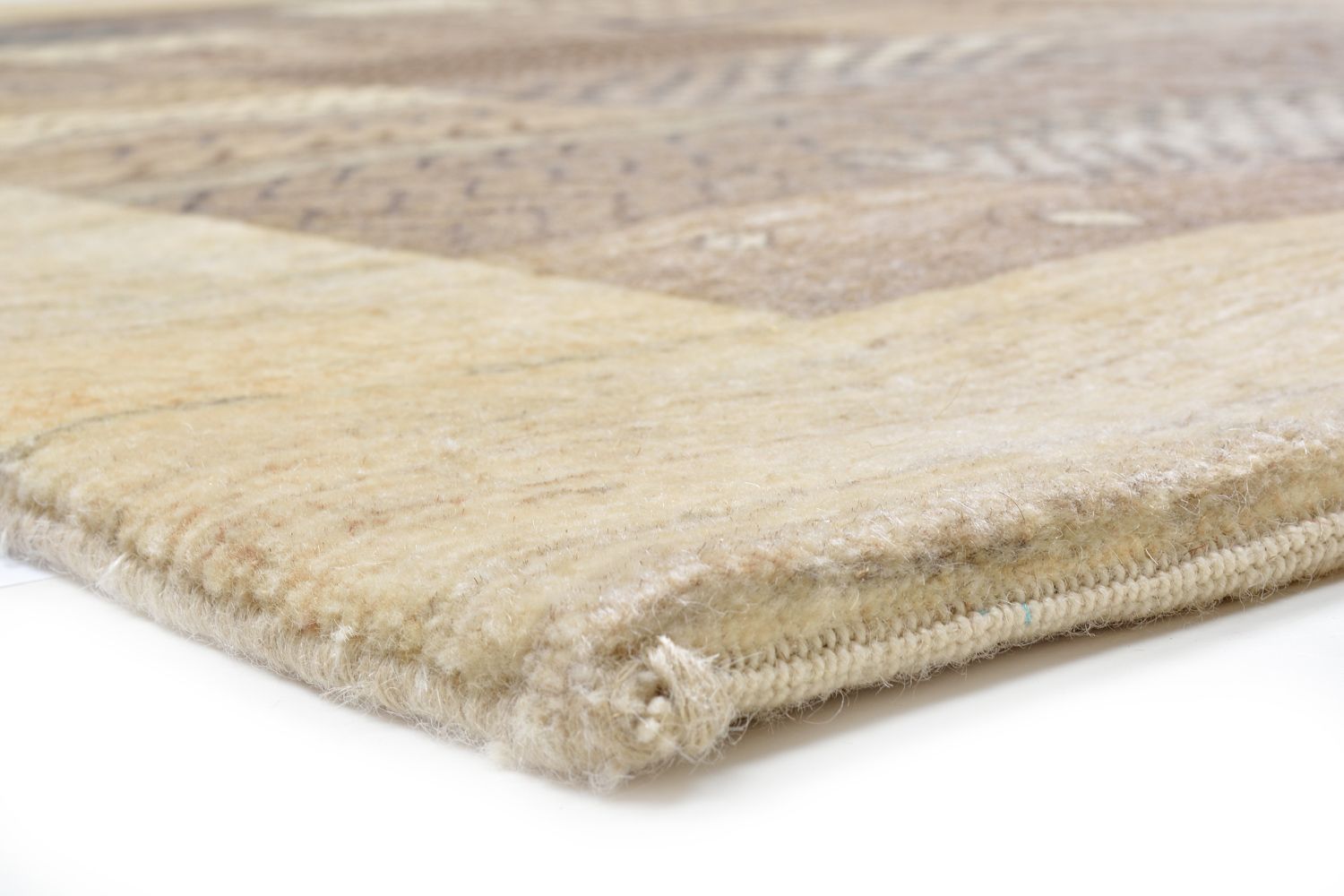 Gabbeh Tæppe - Loribaft Persisk - 156 x 110 cm - sand