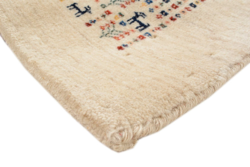 Gabbeh Tæppe - Loribaft Persisk - 180 x 120 cm - beige