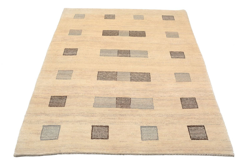 Gabbeh Tæppe - Loribaft Persisk - 179 x 125 cm - lys brun
