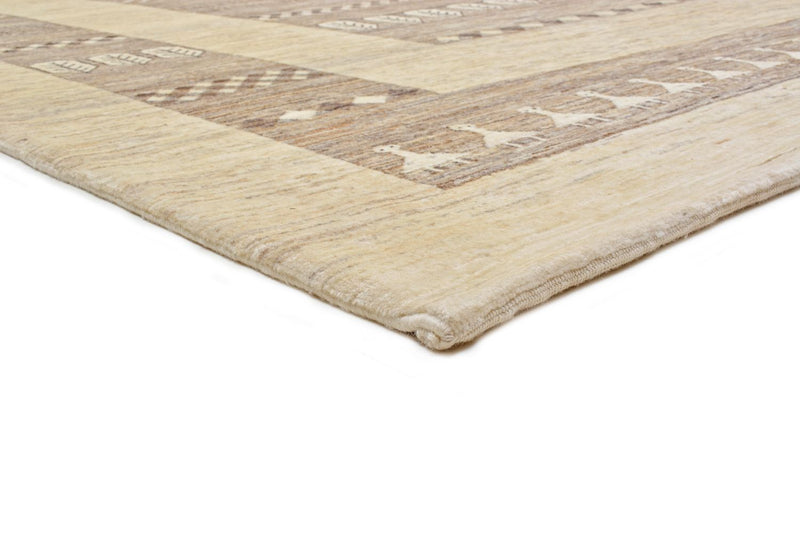 Gabbeh Tæppe - Loribaft Persisk - 253 x 203 cm - sand