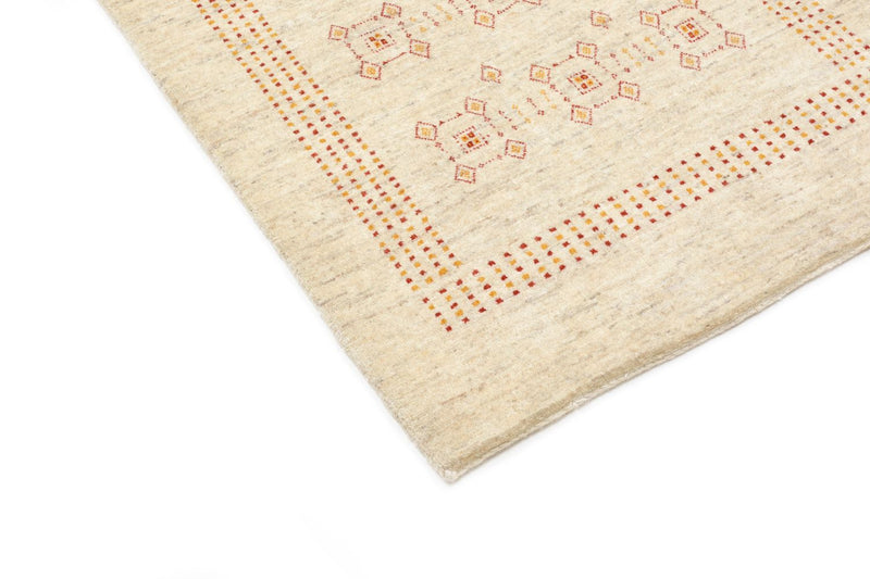 Løber Gabbeh Tæppe - Loribaft Persisk - 195 x 79 cm - beige