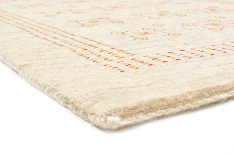 Løber Gabbeh Tæppe - Loribaft Persisk - 195 x 79 cm - beige