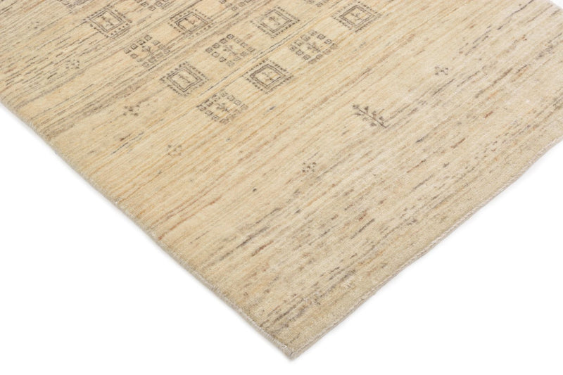 Løber Gabbeh Tæppe - Loribaft Persisk - 247 x 84 cm - sand