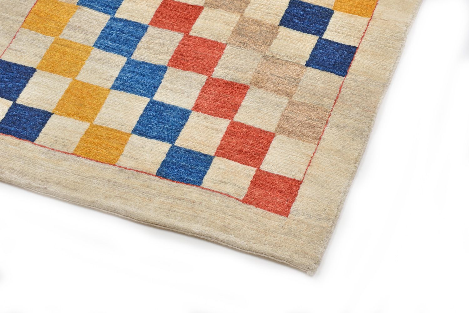 Løber Gabbeh Tæppe - Loribaft Persisk - 381 x 93 cm - flerfarvet