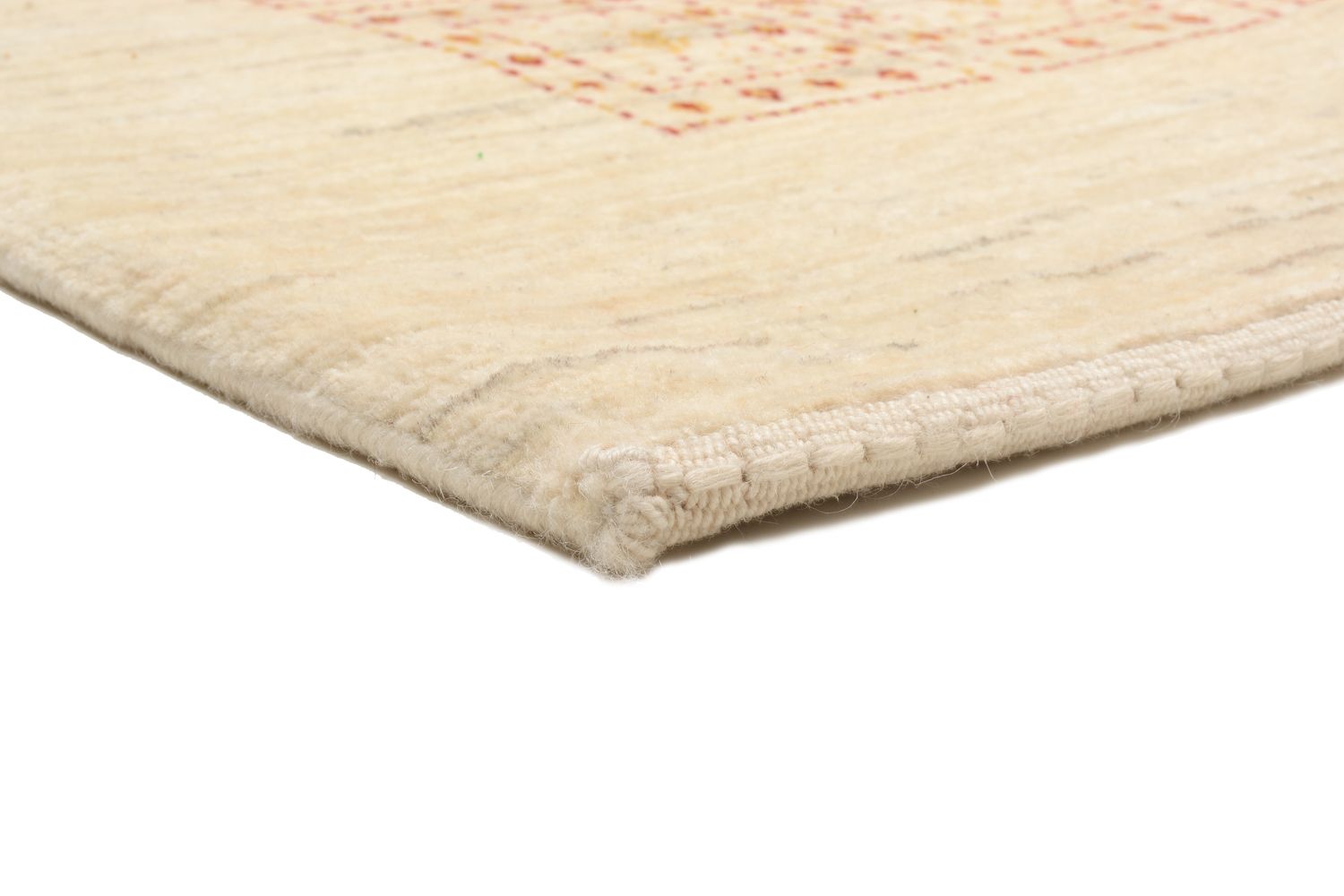 Gabbeh Tæppe - Loribaft Persisk - 202 x 157 cm - beige