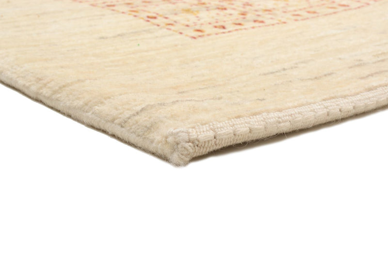 Gabbeh Tæppe - Loribaft Persisk - 202 x 157 cm - beige