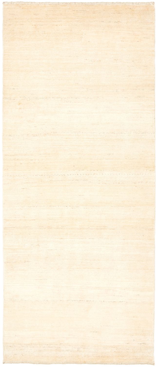 Løber Gabbeh Tæppe - Loribaft Persisk - 206 x 85 cm - natur