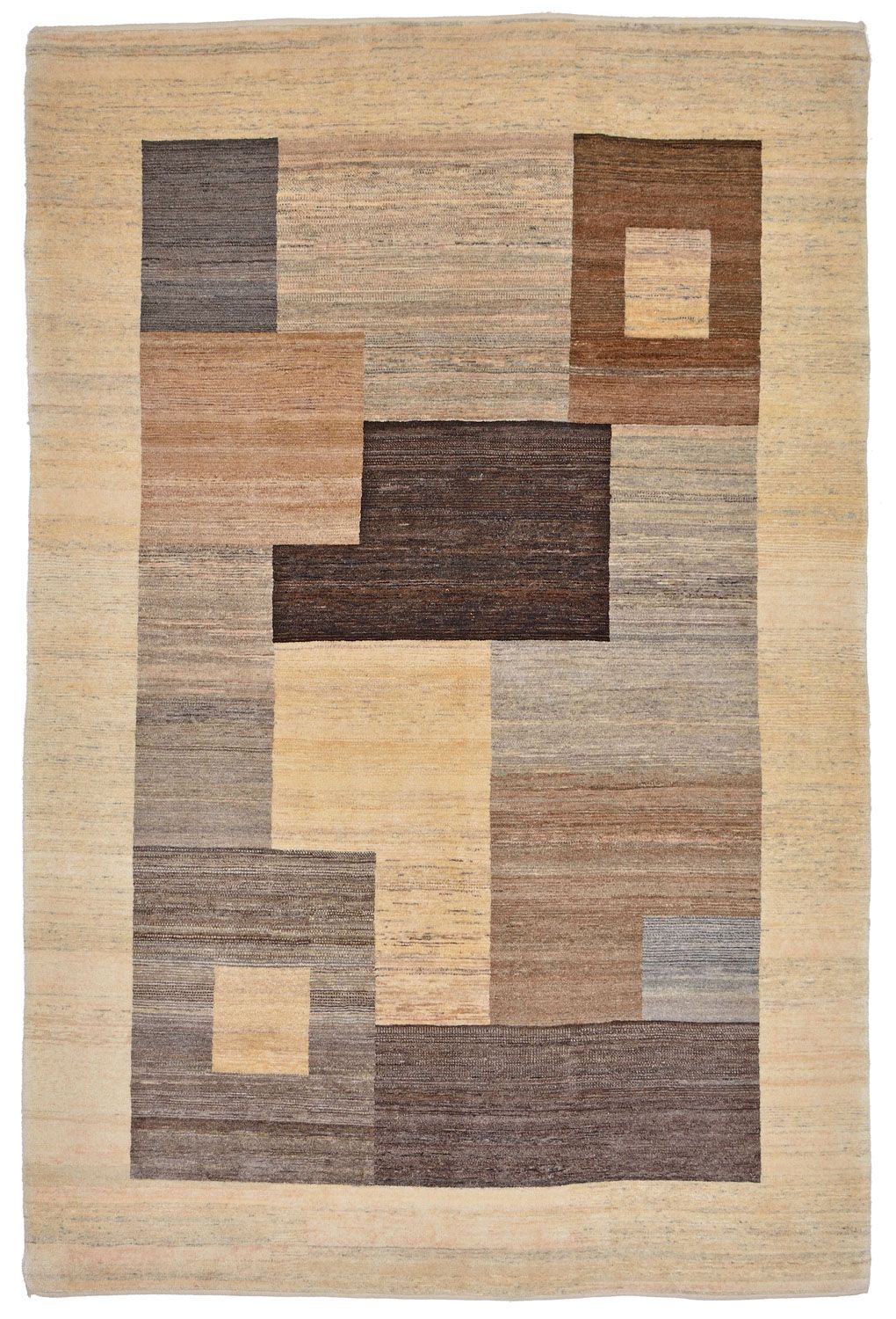 Gabbeh Tæppe - Loribaft Persisk - 233 x 152 cm - brun