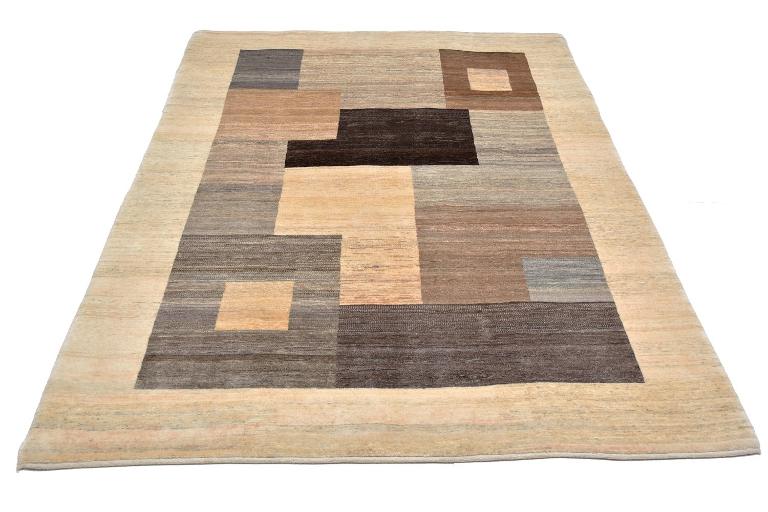 Gabbeh Tæppe - Loribaft Persisk - 233 x 152 cm - brun