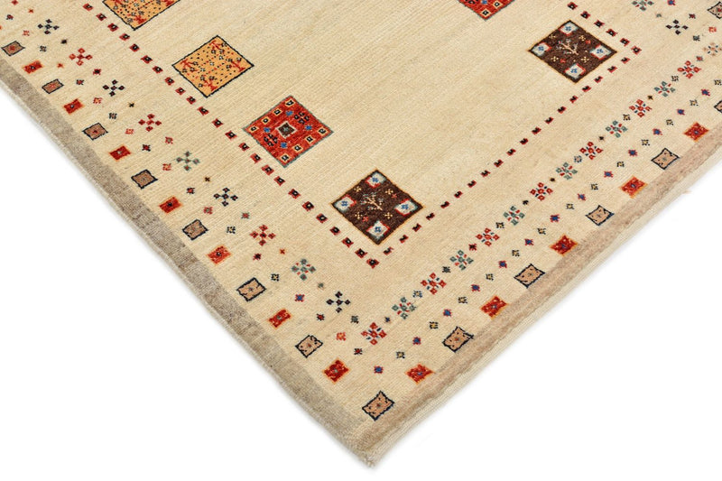 Gabbeh Tæppe - Loribaft Persisk - 127 x 84 cm - flerfarvet