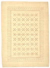 Gabbeh Tæppe - Loribaft Persisk - 239 x 174 cm - beige