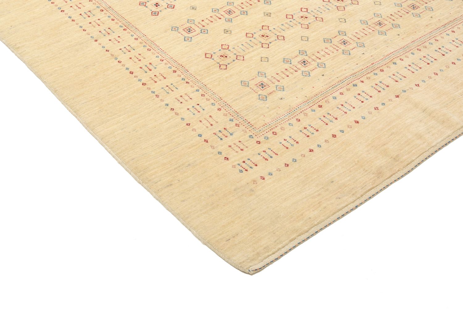 Gabbeh Tæppe - Loribaft Persisk - 239 x 174 cm - beige