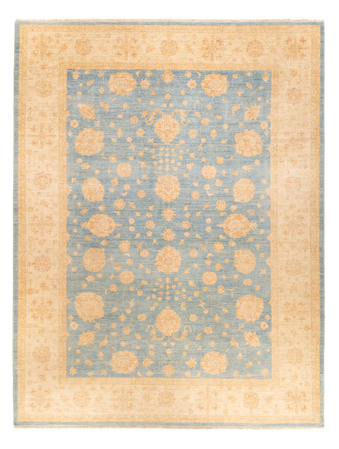 Ziegler Carpet - 343 x 258 cm - lyseblå